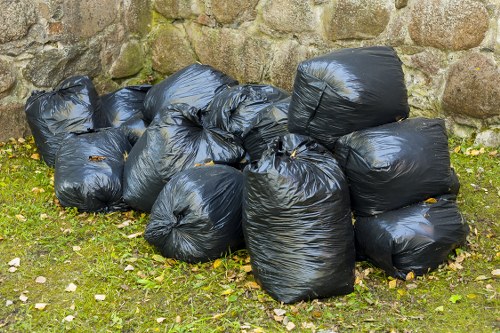 Construction waste being removed in Redbridge